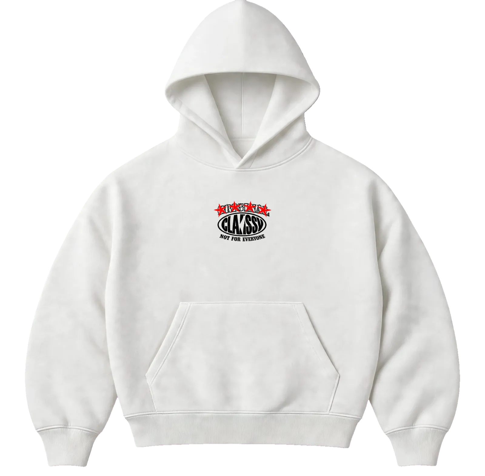 Hoodie Cropped White