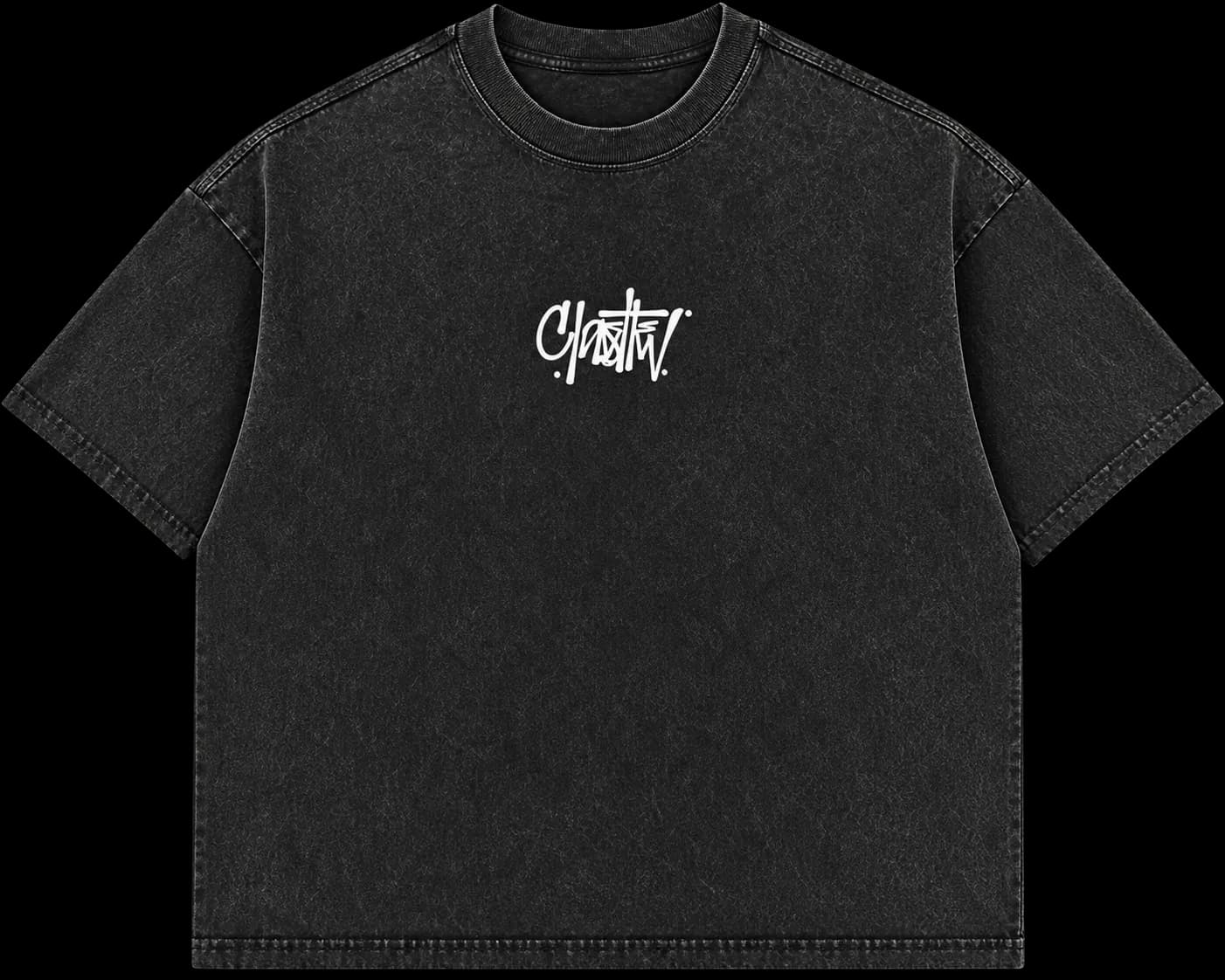 T-shirt Washed Classy V Edition - Grey