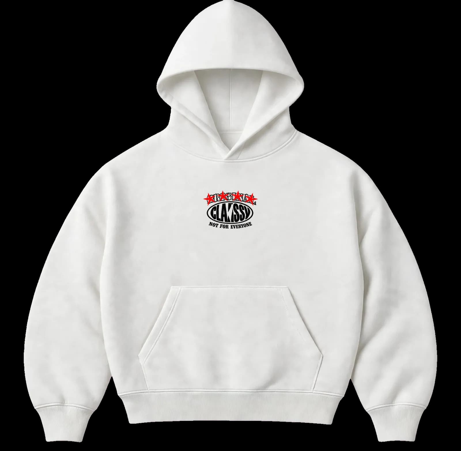 Hoodie Cropped White